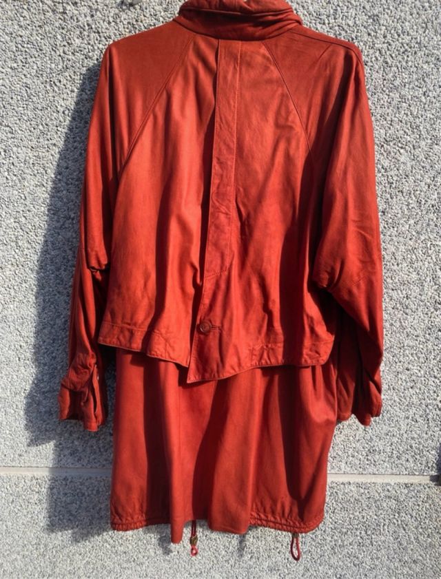 Trench rosso vintage