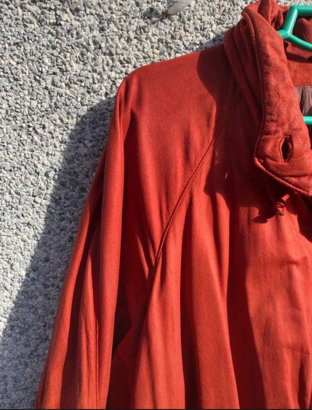 Trench rosso vintage