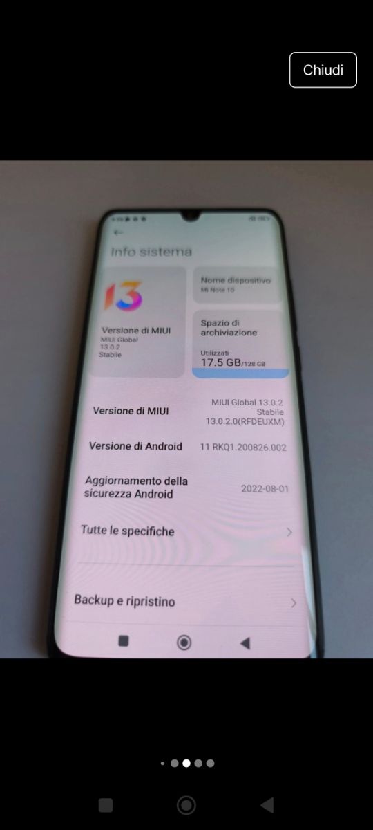 Xiaomi Mi Note 10 - Smartphone Nero
