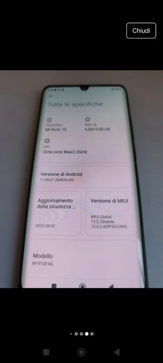 Xiaomi Mi Note 10 - Smartphone Nero
