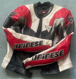 Traje moto Dainese cuero