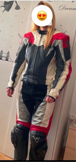 Traje moto Dainese cuero