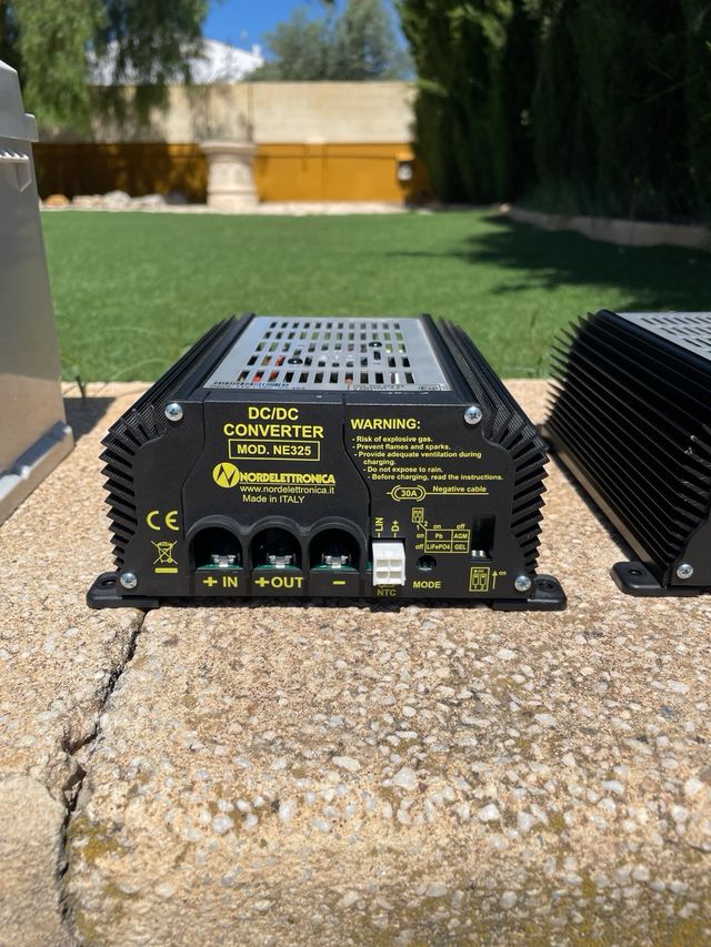 Bateria, Convertidor y Cargador camper