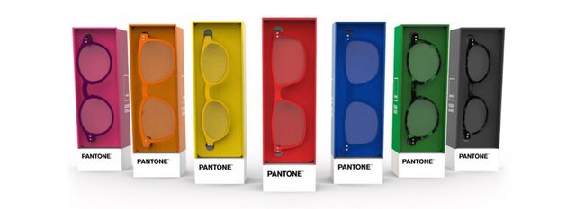 Gafas sol Pantone azules