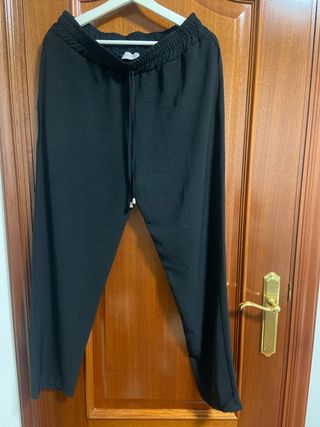 Pantalón fluido negro - Talla L