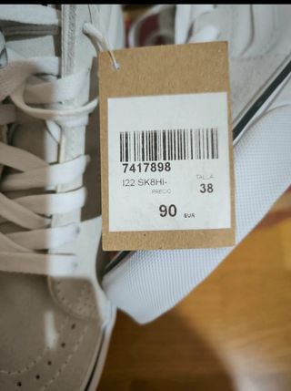 Vans Sk8-Hi blancas - nuevas