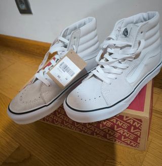 Vans Sk8-Hi blancas - nuevas