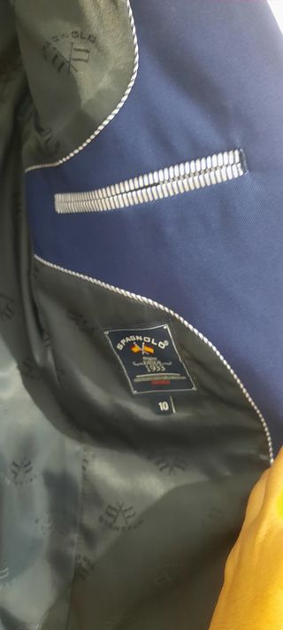 Traje niño azul - 2 piezas