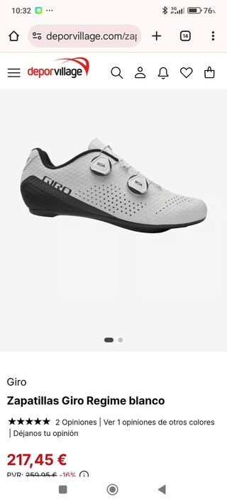 Zapatillas ciclismo Giro Regime Talla 46 
