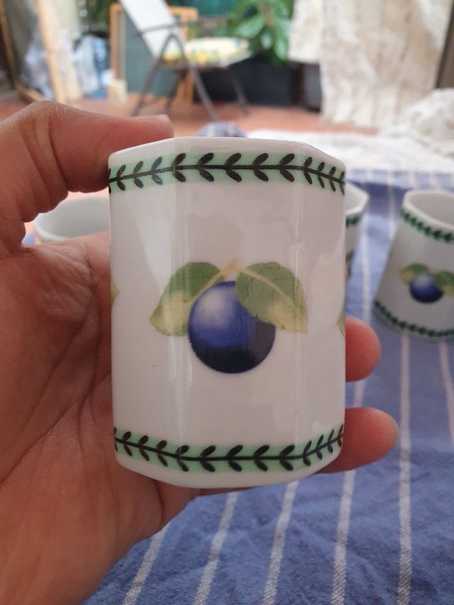 10 Tazas porcelana - café