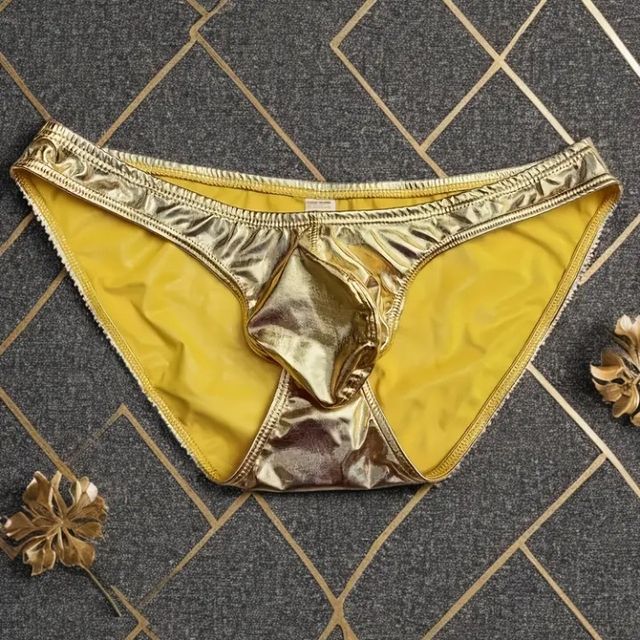 Slip dorado hombre talla XXL