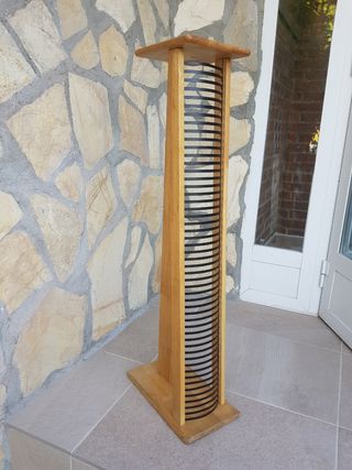 Torre CD - Madera, Metal