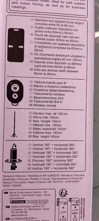 Trípode Smartphone Poss TRS99