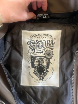 Cazadora moto Segura kaki