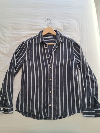3 Camisas Manga Larga Talla M - Zara