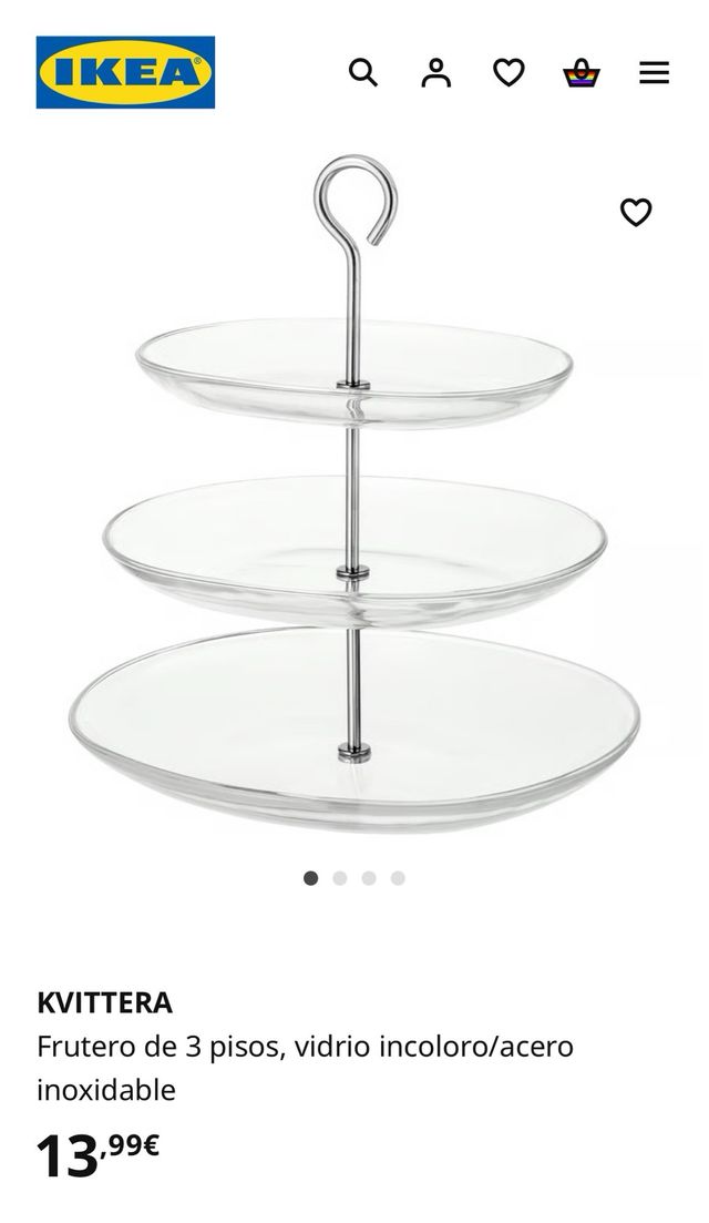 Soporte para tartas 3 pisos IKEA 365+