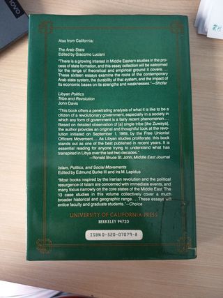 Tribes and State Formation in the Middle East