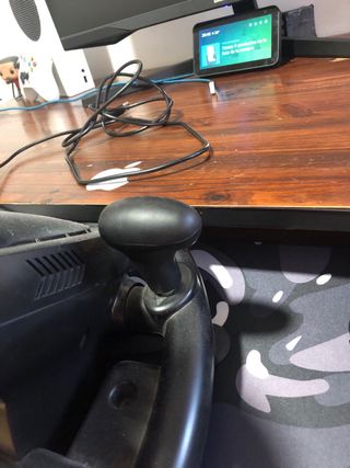 Volante thrustmaster simulador