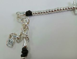 Collar mariposa plata y cristal