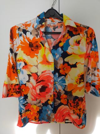 Camicia NARACAMICE fiori multicolor tg III