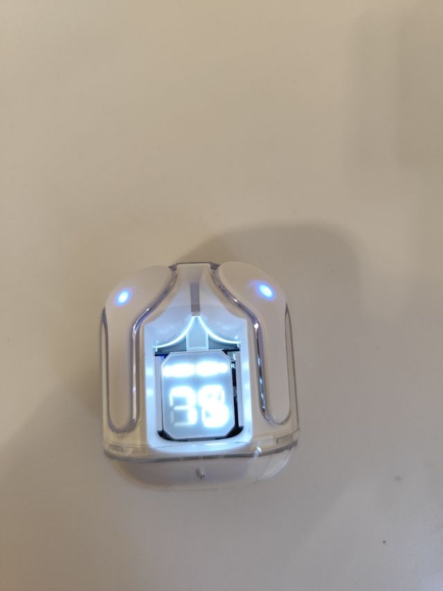 Auriculares Bluetooth blancos