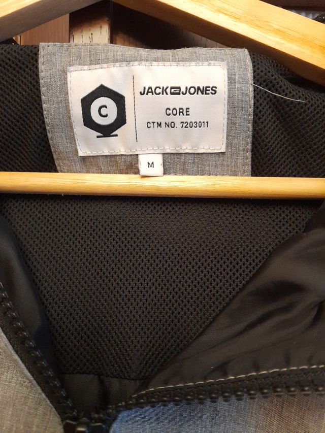 Cazadora Jack & Jones gris - Talla M