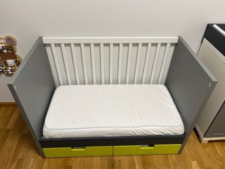 Cuna 60x120 Modelo Stuva Ikea con 2 cajones