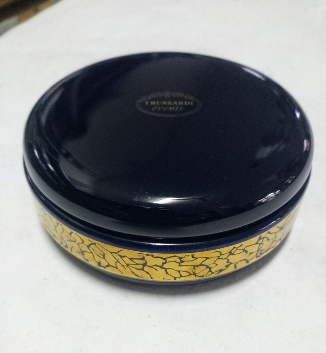Scatola Trussardi - Porcellana blu e oro