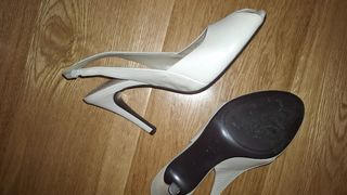 Vestido midi floral rojo, regalo los zapatos