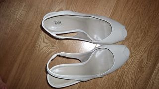 Vestido midi floral rojo, regalo los zapatos