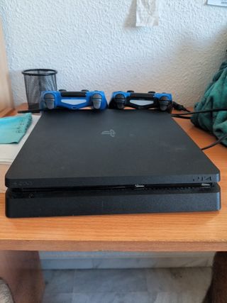 PS4 (PlayStation 4) - 2 mandos azules