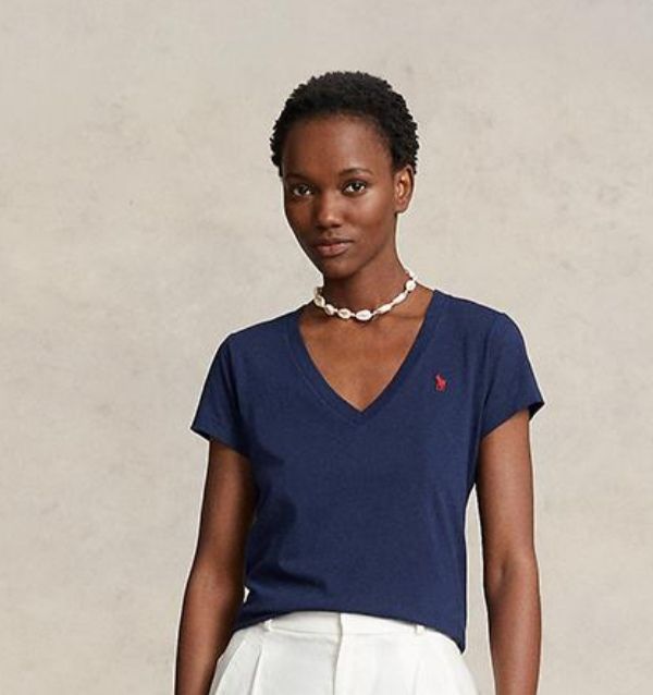 Camiseta Ralph Lauren azul marino  - M/L