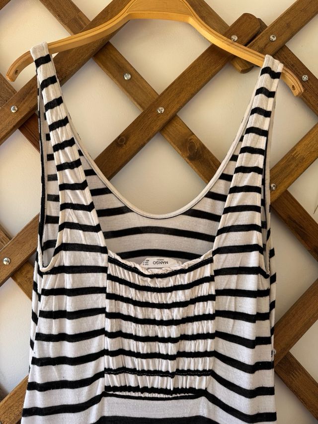 Vestido rayas Mango