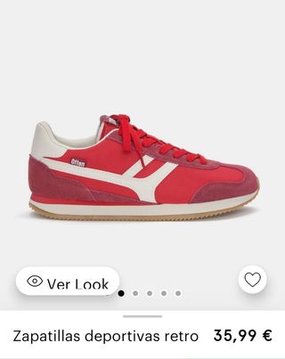 Zapatillas Pull Bear rojas - Talla 40