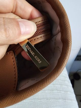 Bolso Michael Kors tote blanco y marrón