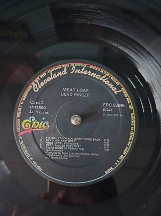 Vinilo Meat Loaf - Dead Ringer