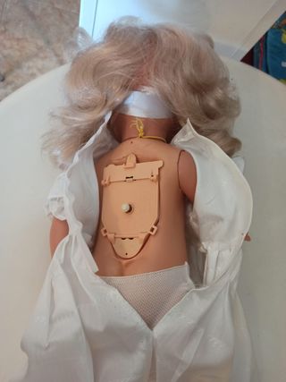 Muñeca comunión: Vestido blanco