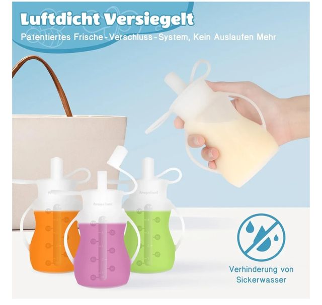 4 Sacchetti Cibo Bimbi Aragaillant Silicone