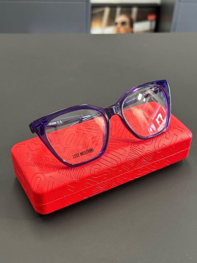Occhiale da vista Love Moschino viola