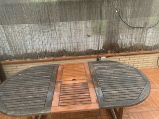 OFERTA Mesa jardín teka + 4 sillas