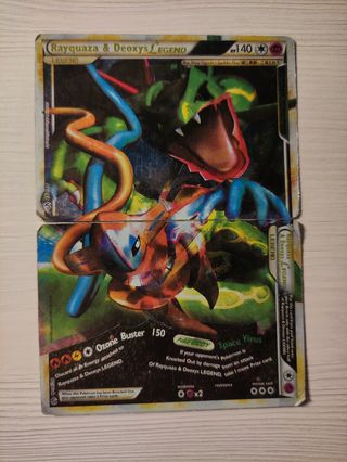 Carta Pokémon Rayquaza & Deoxys