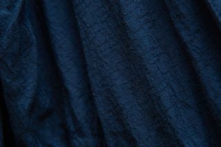 Vestido cruzado Kiabi azul marino