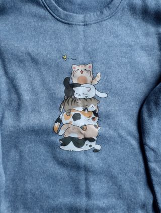 Jersey gatitos azul