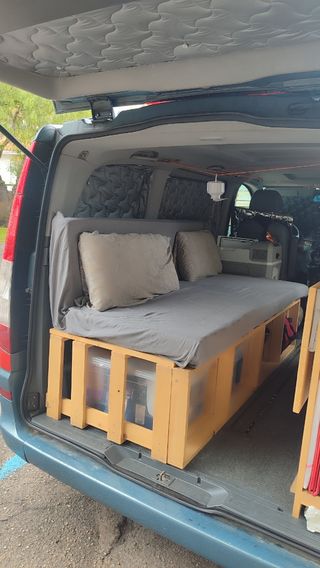 Muebles camper a medida mercedes vito Viano W639.