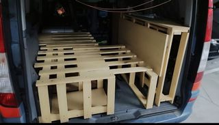 Muebles camper a medida mercedes vito Viano W639.