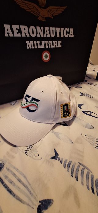 Cappellino Aeronautica Militare bianco 55°