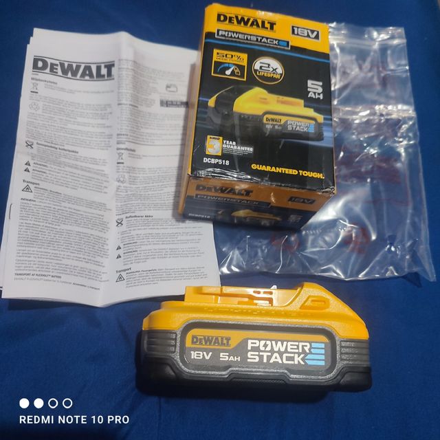 Batería Dewalt PowerStack 18V 5Ah