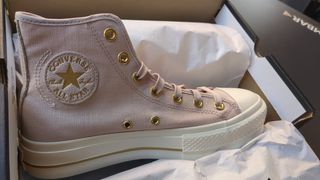 Converse Chuck Taylor plataforma rosa