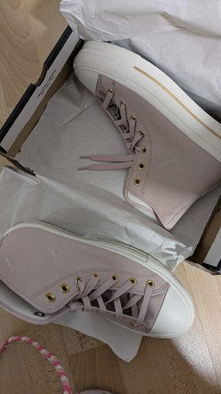 Converse Chuck Taylor plataforma rosa
