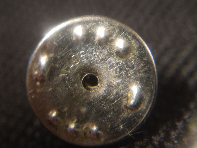 PIN spilla logo Mercedes argento 925 made in USA